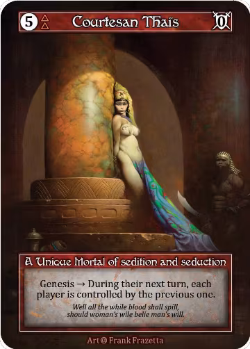 Courtesan Thaïs (Foil), Alpha — Sorcery card price
