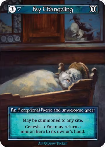 Fey Changeling (Foil), Alpha — Sorcery card price
