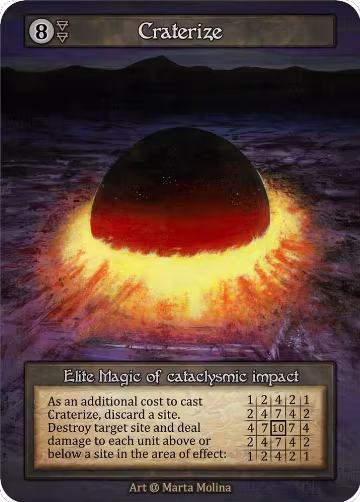 Craterize, Alpha — Sorcery card price