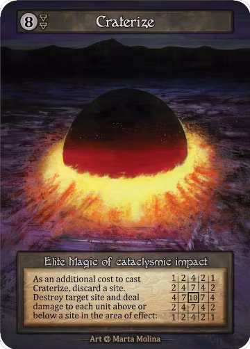 Craterize (Preconstructed Deck), Alpha — Sorcery card price
