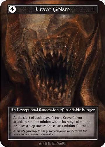 Crave Golem (Foil), Alpha — Sorcery card price