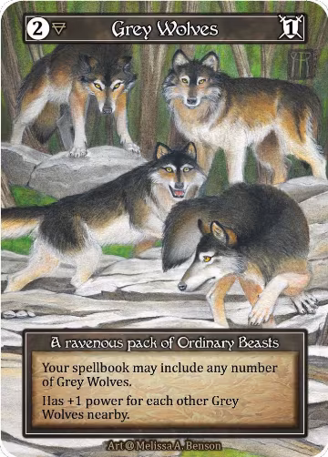 Grey Wolves (Foil), Alpha — Sorcery card price
