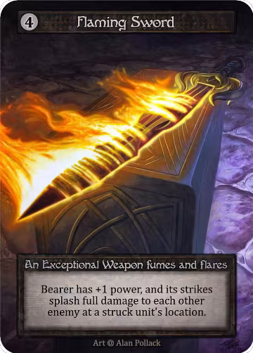 Flaming Sword, Alpha — Sorcery card price