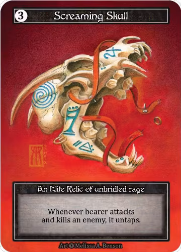Screaming Skull (Foil), Alpha — Sorcery card price