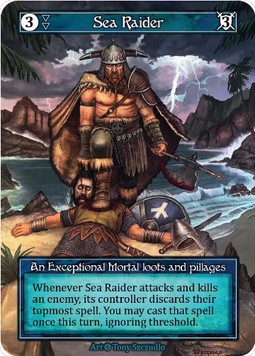 Sea Raider (Foil), Alpha — Sorcery card price