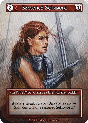 Seasoned Sellsword (Foil), Alpha — Sorcery card price