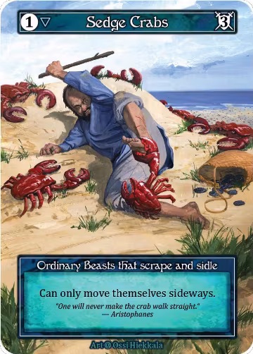 Sedge Crabs (Foil), Alpha — Sorcery card price