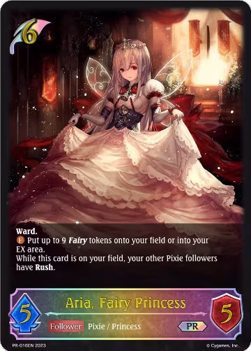 Aria, Fairy Princess (PR-016EN), Shadowverse: Evolve Promo Cards — Shadowverse card price