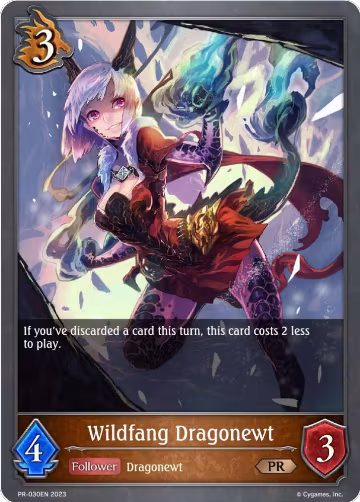 Wildfang Dragonewt (PR-030EN), Shadowverse: Evolve Promo Cards — Shadowverse card price