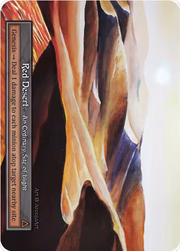 Red Desert (Foil), Alpha — Sorcery card price