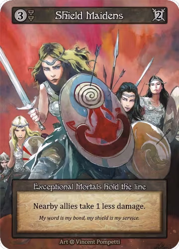 Shield Maidens, Alpha — Sorcery card price