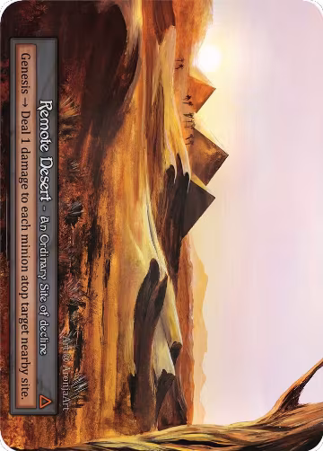 Remote Desert (Preconstructed Deck), Alpha — Sorcery card price