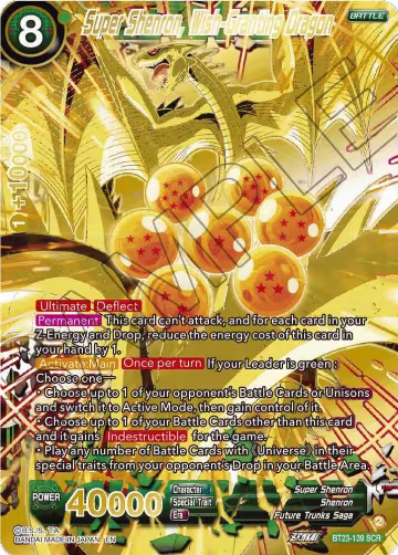 Super Shenron, Wish-Granting Dragon (BT23-139) — card price