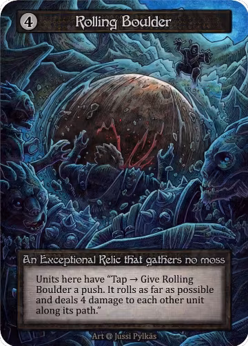 Rolling Boulder, Alpha — Sorcery card price