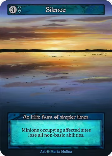 Silence, Alpha — Sorcery card price