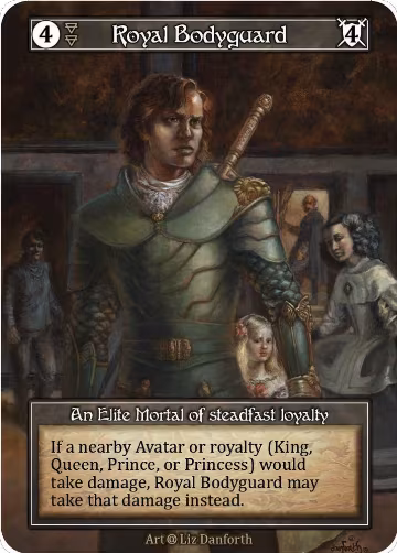 Royal Bodyguard (Foil), Alpha — Sorcery card price