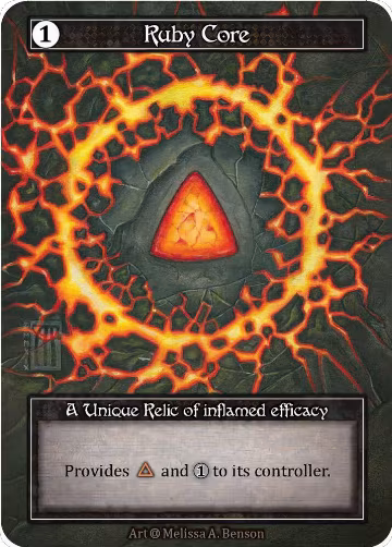 Ruby Core (Foil), Alpha — Sorcery card price