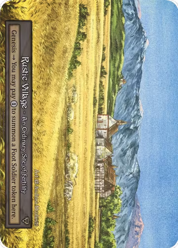 Rustic Village (Preconstructed Deck), Alpha — Sorcery card price