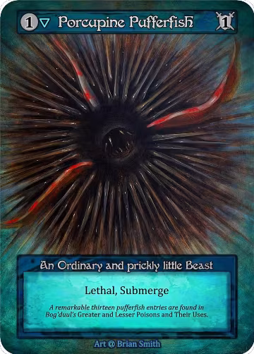 Porcupine Pufferfish, Alpha — Sorcery card price