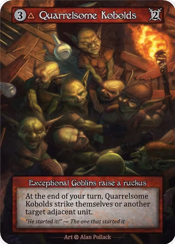 Quarrelsome Kobolds (Preconstructed Deck), Alpha — Sorcery card price