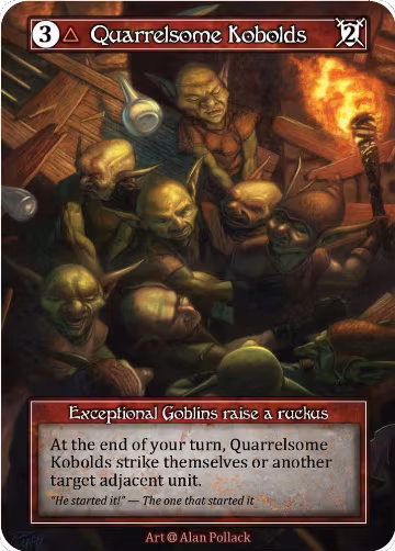 Quarrelsome Kobolds (Foil), Alpha — Sorcery card price