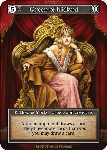 Queen of Midland (Foil), Alpha — Sorcery card price