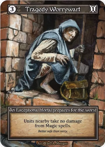 Tragedy Worrywart (Foil), Alpha — Sorcery card price