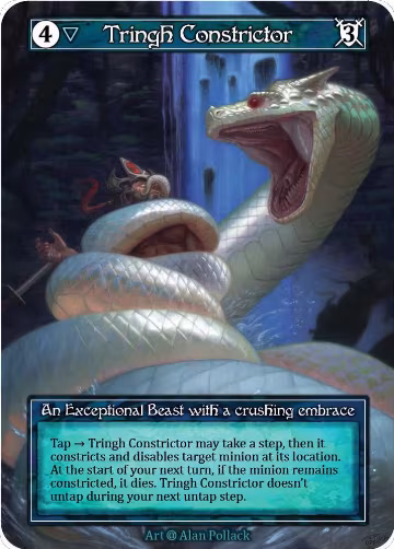 Tringh Constrictor (Foil), Alpha — Sorcery card price