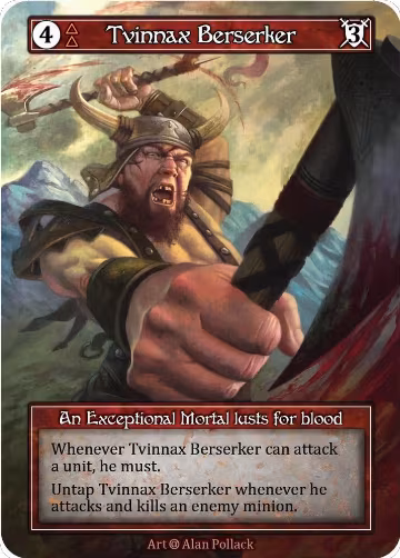 Tvinnax Berserker (Foil), Alpha — Sorcery card price