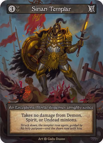 Sirian Templar, Alpha — Sorcery card price