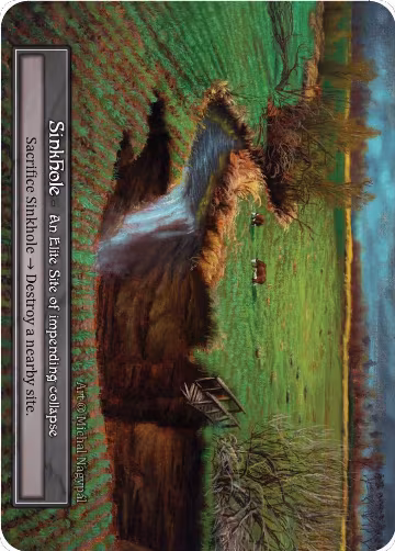 Sinkhole (Foil), Alpha — Sorcery card price