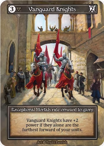 Vanguard Knights (Foil), Alpha — Sorcery card price