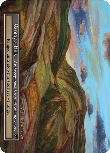Vantage Hills (Foil), Alpha — Sorcery card price