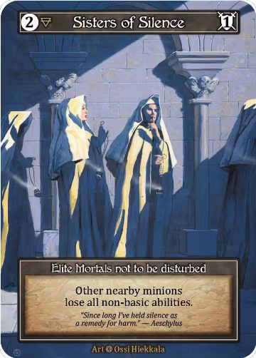 Sisters of Silence (Foil), Alpha — Sorcery card price