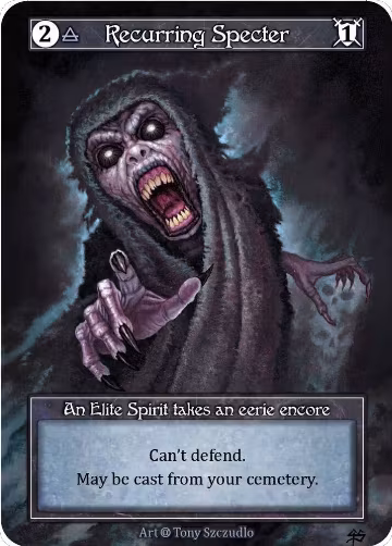 Recurring Specter (Foil), Alpha — Sorcery card price