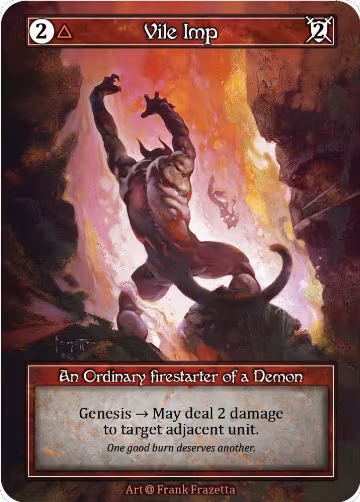 Vile Imp (Foil), Alpha — Sorcery card price