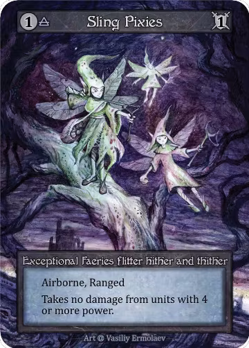 Sling Pixies (Preconstructed Deck), Alpha — Sorcery card price