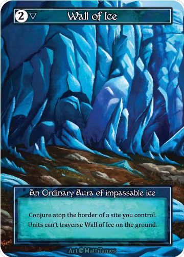 Wall of Ice (Foil), Alpha — Sorcery card price
