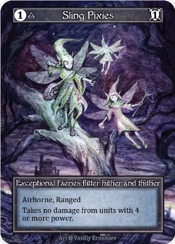 Sling Pixies (Foil), Alpha — Sorcery card price