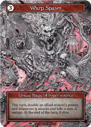 Warp Spasm (Foil), Alpha — Sorcery card price
