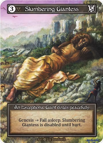 Slumbering Giantess (Foil), Alpha — Sorcery card price