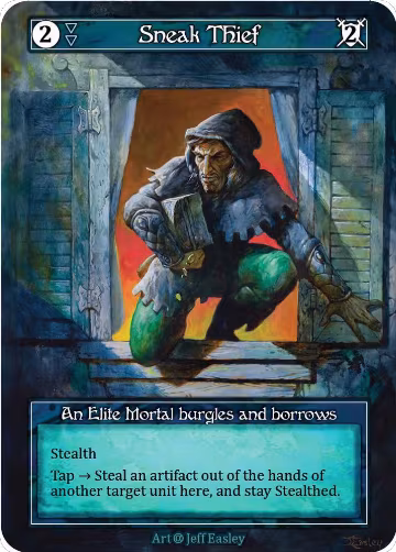 Sneak Thief (Foil), Alpha — Sorcery card price