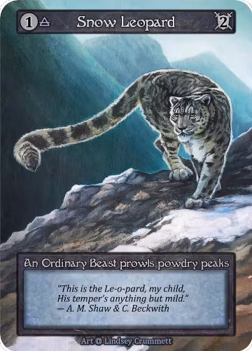 Snow Leopard, Alpha — Sorcery card price
