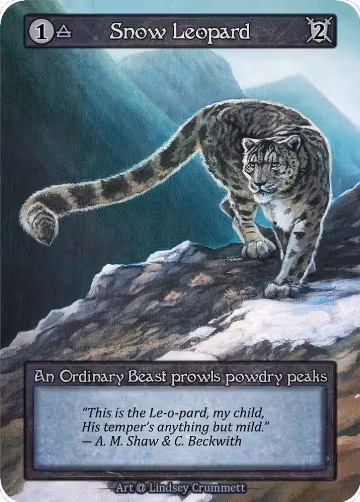 Snow Leopard (Preconstructed Deck), Alpha — Sorcery card price