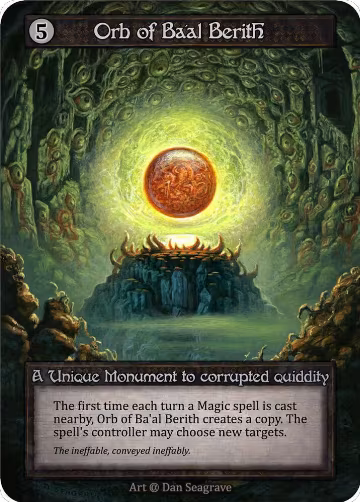 Orb of Ba'al Berith, Alpha — Sorcery card price