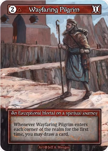Wayfaring Pilgrim (Foil), Alpha — Sorcery card price