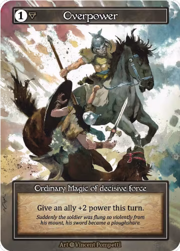 Overpower (Foil), Alpha — Sorcery card price