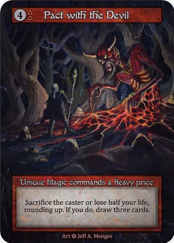 Pact with the Devil, Alpha — Sorcery card price