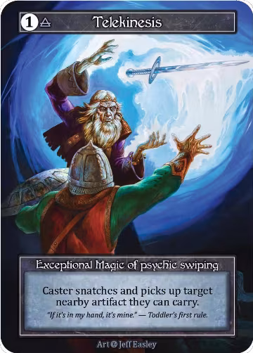 Telekinesis (Foil), Alpha — Sorcery card price