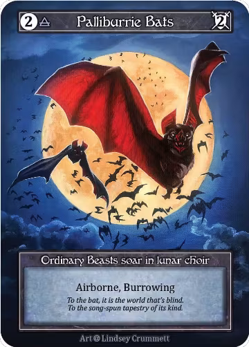 Palliburrie Bats (Foil), Alpha — Sorcery card price